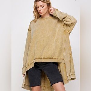 Iggy Free People Sweatshirt high low